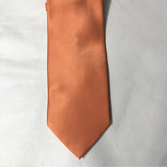 Stacy Adams Men’s Necktie Orange - Picture 1 of 6